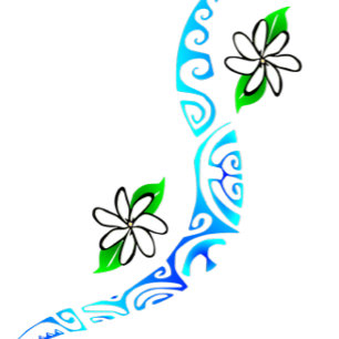 Coussin TAITIARE (Bleu)