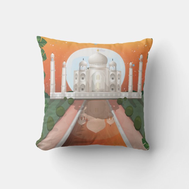 Coussin Taj Mahal (Recto)