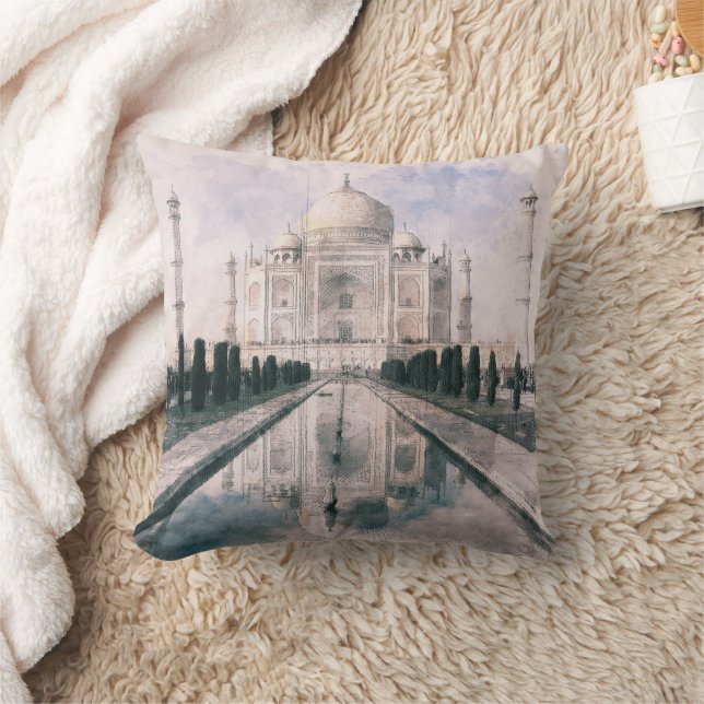 Coussin Taj Mahal, Inde (Couverture)