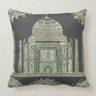 Coussin Taj Mahal - Style bohémien oriental