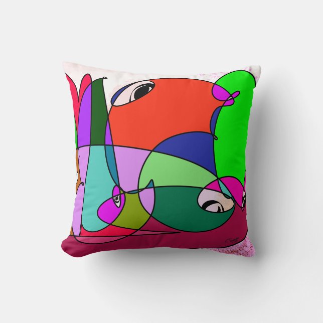 Coussin TAKUROMAN「Friends 6」クッション (Recto)