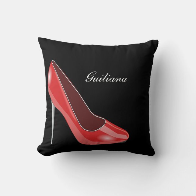 Coussin Talon haut rouge (Recto)