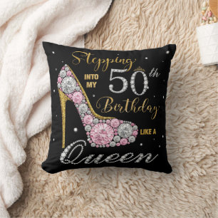 Coussin Talons Hauts Entrant dans mes 50 ans