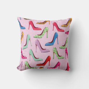 Coussin talons hauts motif