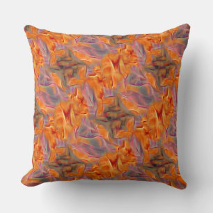 Coussin tamarin doré Abstrait aux jambes croisées