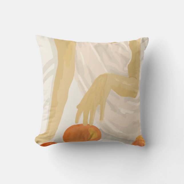 Coussin Tangerine Grace (Recto)