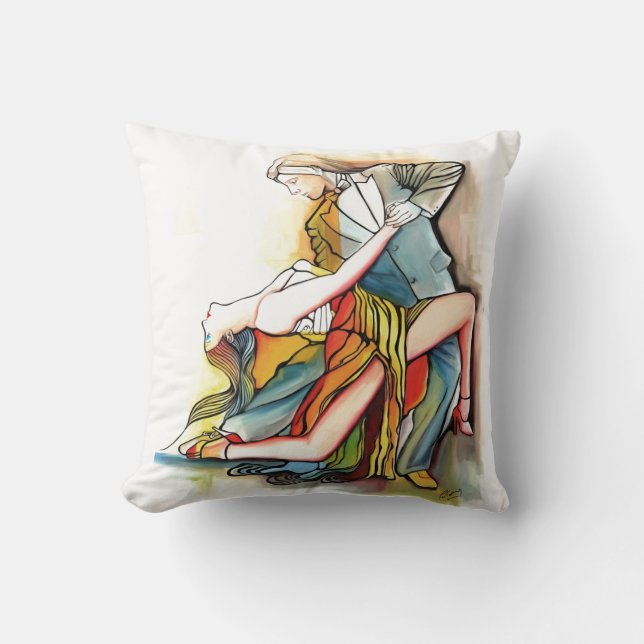 Coussin Tango d'EL Alma d'en (Recto)