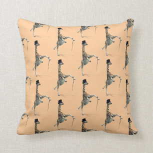 Coussin Tap Dancing Giraffe