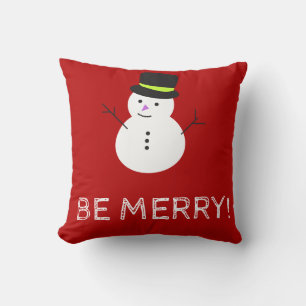 Coussin Tapis de Noël Bonhomme de Neige