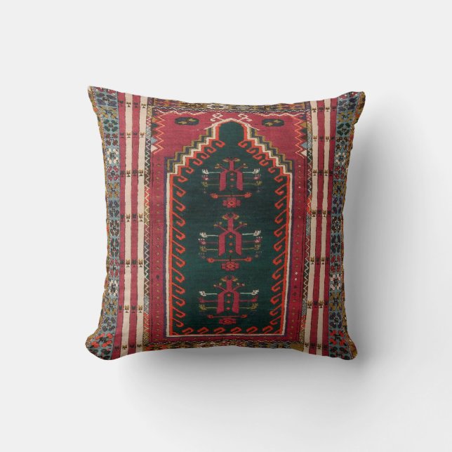 Coussin Tapis Kilim Antique Oriental (Recto)
