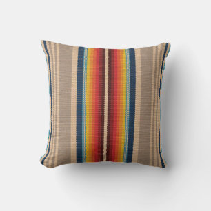 Coussin Tapis Mexicain : Grandes Tailles Colorées Sans Cou