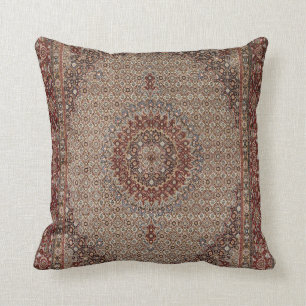 Coussin Tapis Oriental Perse Turc de style vintage