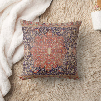 Coussin Tapis vintage de style persan oriental