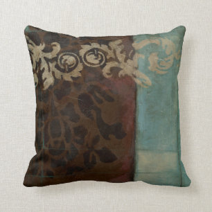 Coussin Tapisserie abstraite de damassé par Jennifer