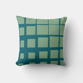 Coussin Tapisserie Abstraite Géométrique Vert Sauge Modern