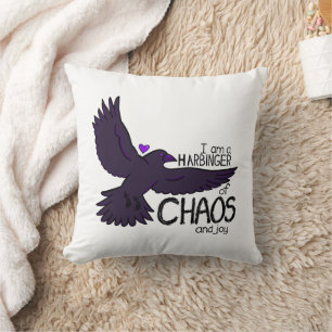 Coussin Tapisserie Corbeau du Chaos