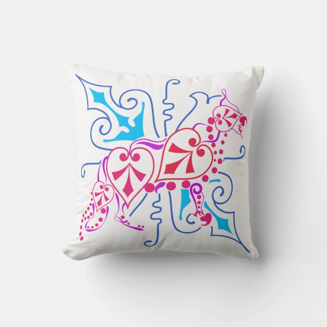 Coussin Tapisserie de chien de berger (Recto)