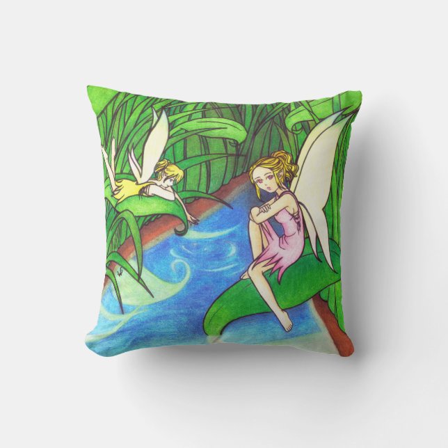 Coussin Tapisserie de conte de fée (Recto)