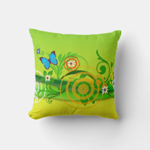 Coussin Tapisserie de jet de l'explosion de printemps