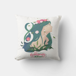 Coussin Tapisserie de la Journée internationale des femmes