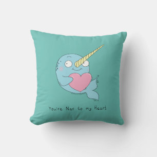 Coussin Tapisserie de la Saint-Valentin Licorne à narine a