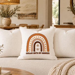 Coussin Tapisserie de Noël arc-en-ciel neutre nordique Ar