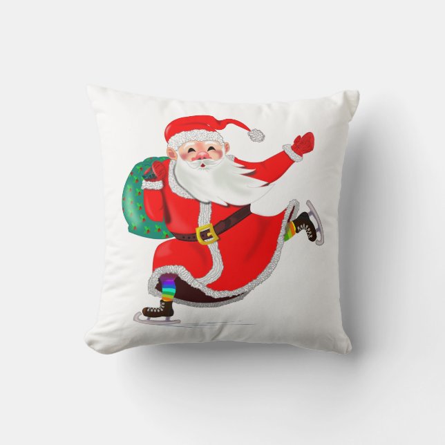 Coussin Tapisserie de Père Noël (Recto)