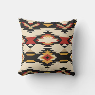 Coussin Tapisserie géométrique du sud-ouest
