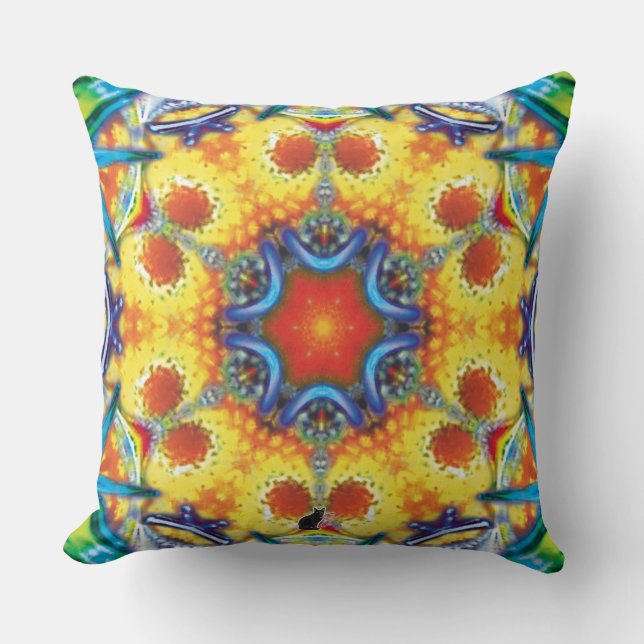 Coussin Tapisserie kaléidoscope BannaPuddin (Recto)
