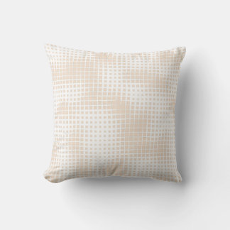 Coussin Tapisserie Moderne en Terracotta de pêche à Motif