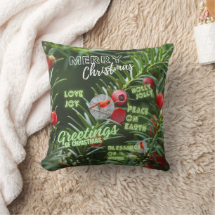 Coussin Tapisserie murale en bois