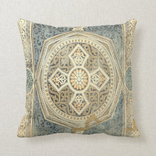 Coussin Tapisserie ornementale avec le dessin géométrique