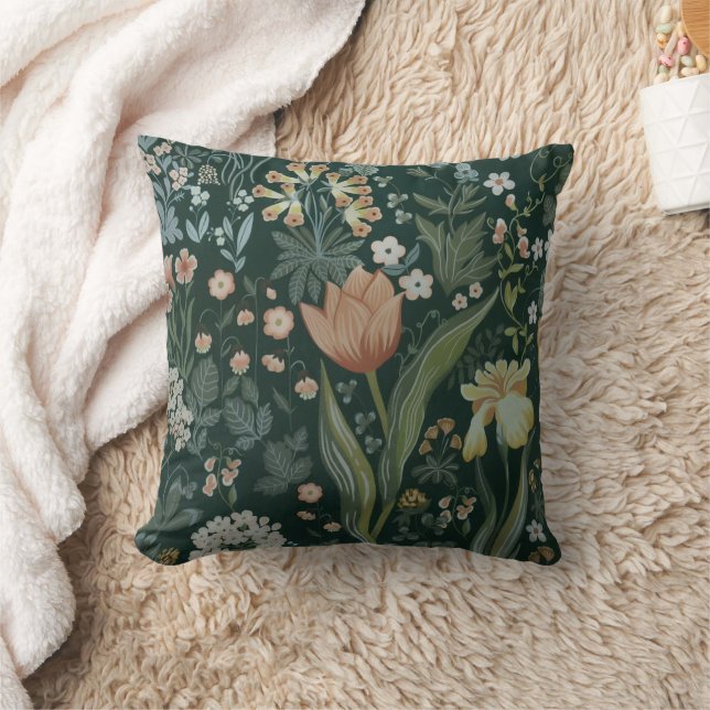 Coussin Tapisserie vintage prairie (Couverture)