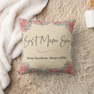 Coussin Tapisseries de la fête des mères Typographie Moder