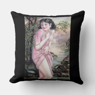 Coussin Taquiner dans Stream Oasis par Shanghai China Girl