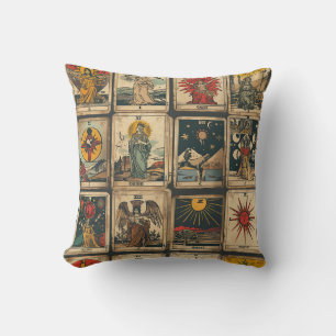 Coussin Tarot vintage