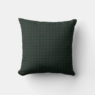 Coussin Tartan à carreaux Emerald Heritage Luxe Vieille