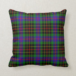 Coussin Tartan de la chasse à l'eau de ruisseau Pl
