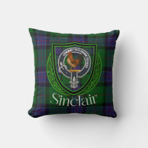 Tartan de la Clan Écossaise Sinclair Crête