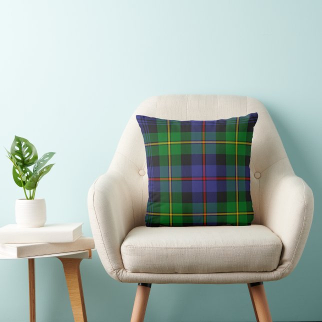 Coussin Tartan Écossais, Baillie Wm. Wilson, (Chaise)