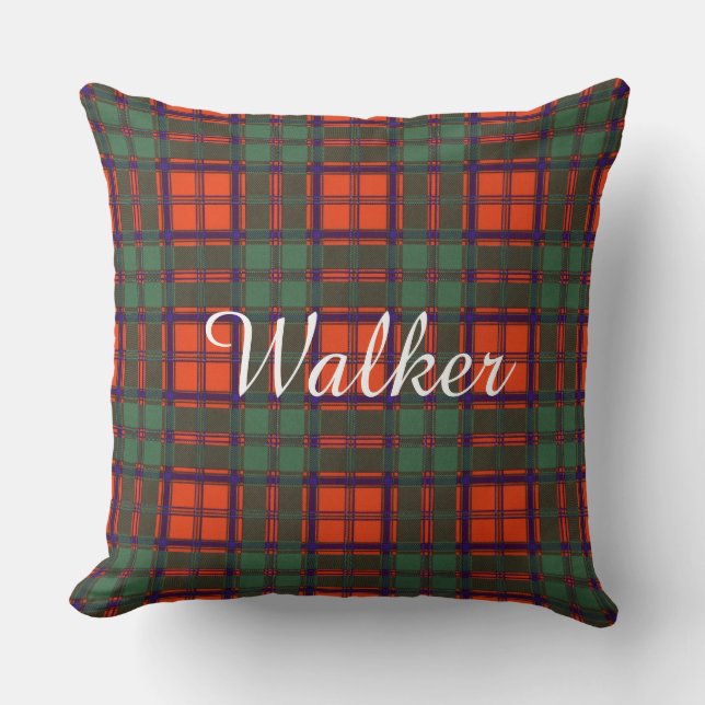 Coussin Tartan écossais de kilt de plaid de clan de (Recto)