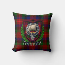 Tartan et blason du clan écossais Tennant
