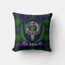 Tartan et blason du clan écossais Thomson
