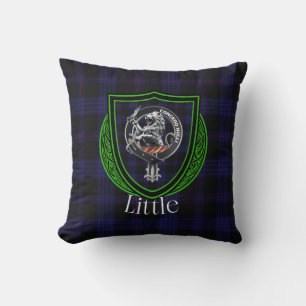 Coussin Tartan et blason du petit clan écossais