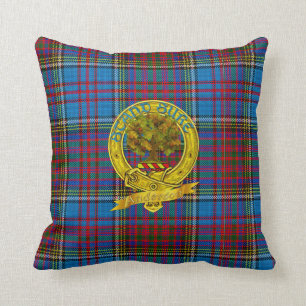 Coussin Tartan et motif de clan d'Anderson