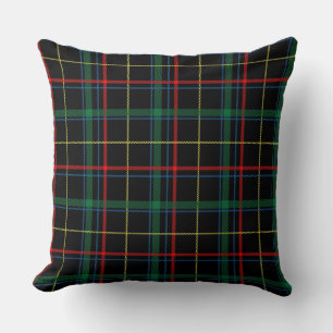 coussin tartan plaid