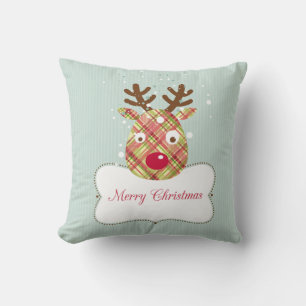 Coussin Tartan Reindeer