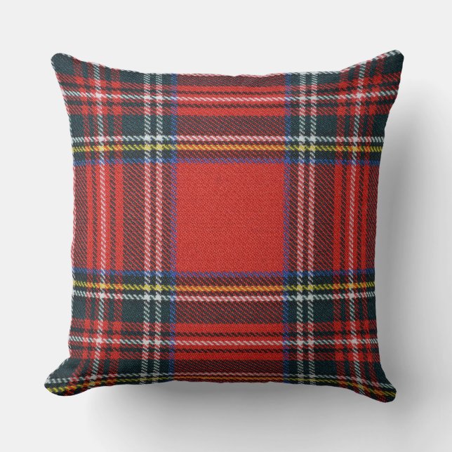 Coussin Tartan royal de MIT Stewart de Kissen (Recto)