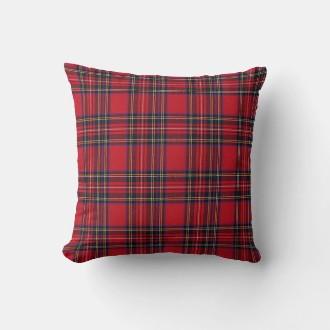 Coussin Tartan royal de Stewart (Recto)