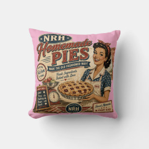 Coussin Tartes maison NRH – Diner américain vintage des an